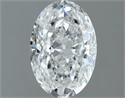 Natural Diamond 1.00 Carats, Oval with  Cut, E Color, SI2 Clarity and Certified by GIA
