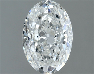 Picture of Natural Diamond 1.00 Carats, Oval with  Cut, E Color, SI2 Clarity and Certified by GIA