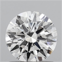 Lab Grown Diamond 0.88 Carats, Round with Excellent Cut, F Color, VVS2 Clarity and Certified by IGI