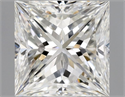 Natural Diamond 1.20 Carats, Princess with  Cut, H Color, VVS1 Clarity and Certified by GIA