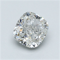 Diamante Natural 1.00 quilates, Del cojín , Color I, claridad VS2 y certificado GIA
