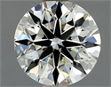 Natural Diamond 0.90 Carats, Round with Excellent Cut, I Color, VS1 Clarity and Certified by GIA
