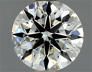 Picture of Natural Diamond 0.90 Carats, Round with Excellent Cut, I Color, VS1 Clarity and Certified by GIA