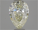 Natural Diamond 0.41 Carats, Pear with  Cut, N Color, SI1 Clarity and Certified by GIA