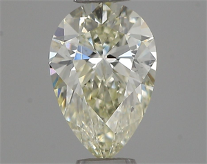 Foto Diamante Natural 0.41 quilates, De pera , Color N, claridad SI1 y certificado GIA de