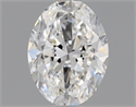 Natural Diamond 0.50 Carats, Oval with  Cut, E Color, VVS2 Clarity and Certified by GIA