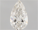 Natural Diamond 0.40 Carats, Pear with  Cut, H Color, I1 Clarity and Certified by GIA