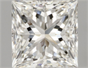 Natural Diamond 1.51 Carats, Princess with  Cut, I Color, VVS2 Clarity and Certified by GIA