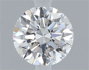 Picture of Natural Diamond 0.40 Carats, Round with Excellent Cut, E Color, SI1 Clarity and Certified by GIA