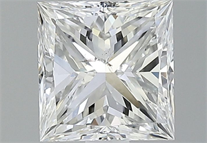 Picture of Natural Diamond 1.51 Carats, Princess with  Cut, G Color, SI1 Clarity and Certified by GIA