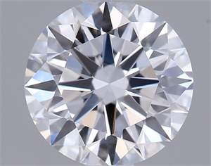 Picture of Lab Grown Diamond 1.08 Carats, Round with Excellent Cut, D Color, VVS2 Clarity and Certified by IGI