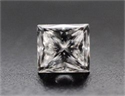 Natural Diamond 1.00 Carats, Princess with  Cut, D Color, VS2 Clarity and Certified by GIA