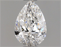 Natural Diamond 0.50 Carats, Pear with  Cut, D Color, VS1 Clarity and Certified by GIA
