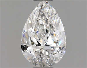 Picture of Natural Diamond 0.50 Carats, Pear with  Cut, D Color, VS1 Clarity and Certified by GIA