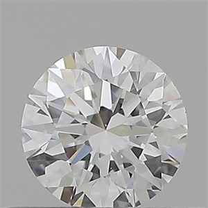 Picture of Natural Diamond 0.42 Carats, Round with Excellent Cut, F Color, VS1 Clarity and Certified by GIA