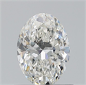 Natural Diamond 0.70 Carats, Oval with  Cut, G Color, VS1 Clarity and Certified by GIA
