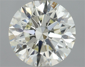 Picture of Natural Diamond 1.45 Carats, Round with Excellent Cut, K Color, SI1 Clarity and Certified by IGI