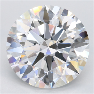 Picture of Lab Grown Diamond 4.21 Carats, Round with Excellent Cut, D Color, VVS1 Clarity and Certified by GIA