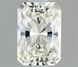 Picture of Natural Diamond 0.50 Carats, Radiant with  Cut, I Color, VVS1 Clarity and Certified by IGI