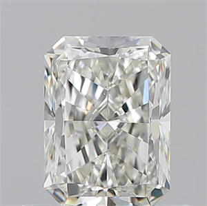 Picture of Natural Diamond 0.72 Carats, Radiant with  Cut, J Color, VVS2 Clarity and Certified by GIA