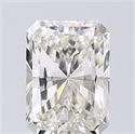 Natural Diamond 2.51 Carats, Radiant with  Cut, J Color, VS2 Clarity and Certified by GIA