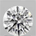 Lab Grown Diamond 1.00 Carats, Round with Ideal Cut, D Color, VVS1 Clarity and Certified by IGI
