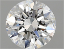 Natural Diamond 0.75 Carats, Round with Excellent Cut, E Color, VVS2 Clarity and Certified by GIA