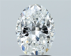 Picture of Natural Diamond 1.50 Carats, Oval with  Cut, E Color, SI1 Clarity and Certified by GIA