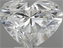 Natural Diamond 0.44 Carats, Heart with  Cut, G Color, VVS2 Clarity and Certified by IGI