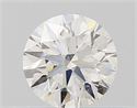 Natural Diamond 0.40 Carats, Round with Excellent Cut, H Color, VS2 Clarity and Certified by GIA