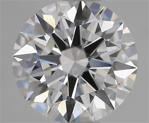 Picture of Lab Grown Diamond 1.52 Carats, Round with Ideal Cut, D Color, VVS2 Clarity and Certified by IGI