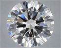 Del inventario de diamantes de laboratorio, 6.05 quilates, Redondo , Color E, claridad VVS2 y certificado IGI