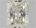 Natural Diamond 1.01 Carats, Radiant with  Cut, K Color, SI1 Clarity and Certified by GIA
