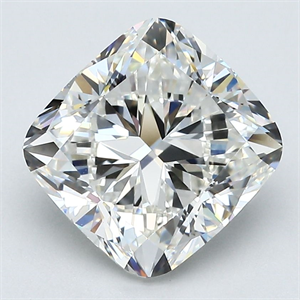 Picture of Natural Diamond 3.50 Carats, Cushion with  Cut, H Color, VVS2 Clarity and Certified by GIA