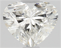Natural Diamond 0.50 Carats, Heart with  Cut, H Color, VS2 Clarity and Certified by GIA