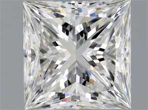Picture of Natural Diamond 0.70 Carats, Princess with  Cut, G Color, VVS2 Clarity and Certified by GIA