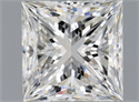 Natural Diamond 0.70 Carats, Princess with  Cut, G Color, VVS2 Clarity and Certified by GIA