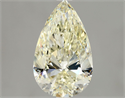 Natural Diamond 1.71 Carats, Pear with  Cut, L Color, SI1 Clarity and Certified by GIA