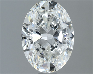 Picture of Natural Diamond 1.30 Carats, Oval with  Cut, F Color, VS1 Clarity and Certified by GIA