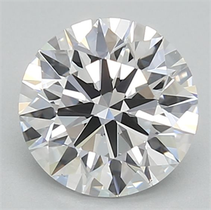 Picture of Lab Grown Diamond 1.07 Carats, Round with Ideal Cut, D Color, VS1 Clarity and Certified by IGI