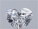 Natural Diamond 0.30 Carats, Heart with  Cut, D Color, VS2 Clarity and Certified by GIA