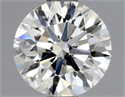 Natural Diamond 0.90 Carats, Round with Excellent Cut, I Color, VVS2 Clarity and Certified by GIA