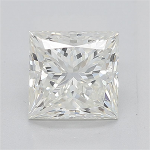 Picture of Natural Diamond 1.01 Carats, Princess with  Cut, J Color, VS1 Clarity and Certified by GIA