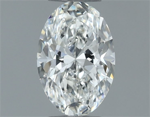 Foto Diamante Natural 0.30 quilates, Ovalado , Color H, claridad VS2 y certificado GIA de