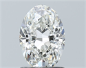 Natural Diamond 1.01 Carats, Oval with  Cut, H Color, IF Clarity and Certified by GIA