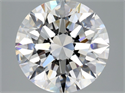 Natural Diamond 2.93 Carats, Round with Excellent Cut, D Color, VVS1 Clarity and Certified by GIA