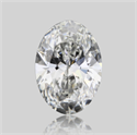 Natural Diamond 0.50 Carats, Oval with  Cut, G Color, VS2 Clarity and Certified by GIA