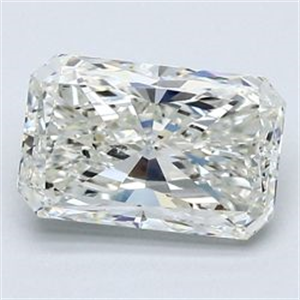 Picture of Natural Diamond 1.51 Carats, Radiant with  Cut, I Color, SI1 Clarity and Certified by GIA