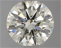 Natural Diamond 0.72 Carats, Round with Excellent Cut, I Color, VS2 Clarity and Certified by IGI