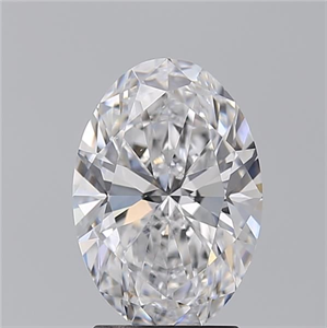 Foto Diamante Natural 2.01 quilates, Ovalado , Color D, claridad VS2 y certificado GIA de